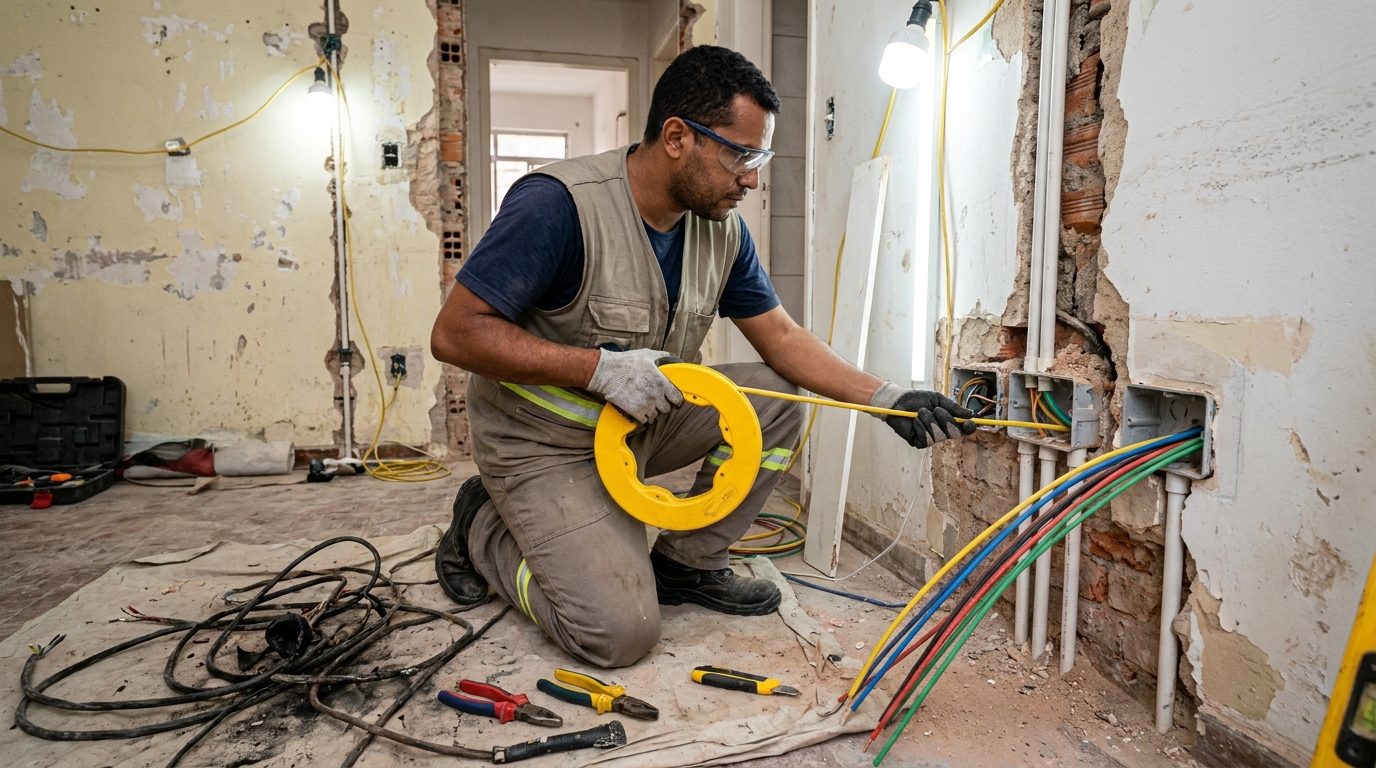 Cabeamento elétrico para empresas em Manaus‑AM