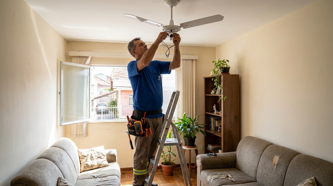 Montagem de Ventilador em Manaus‑AM